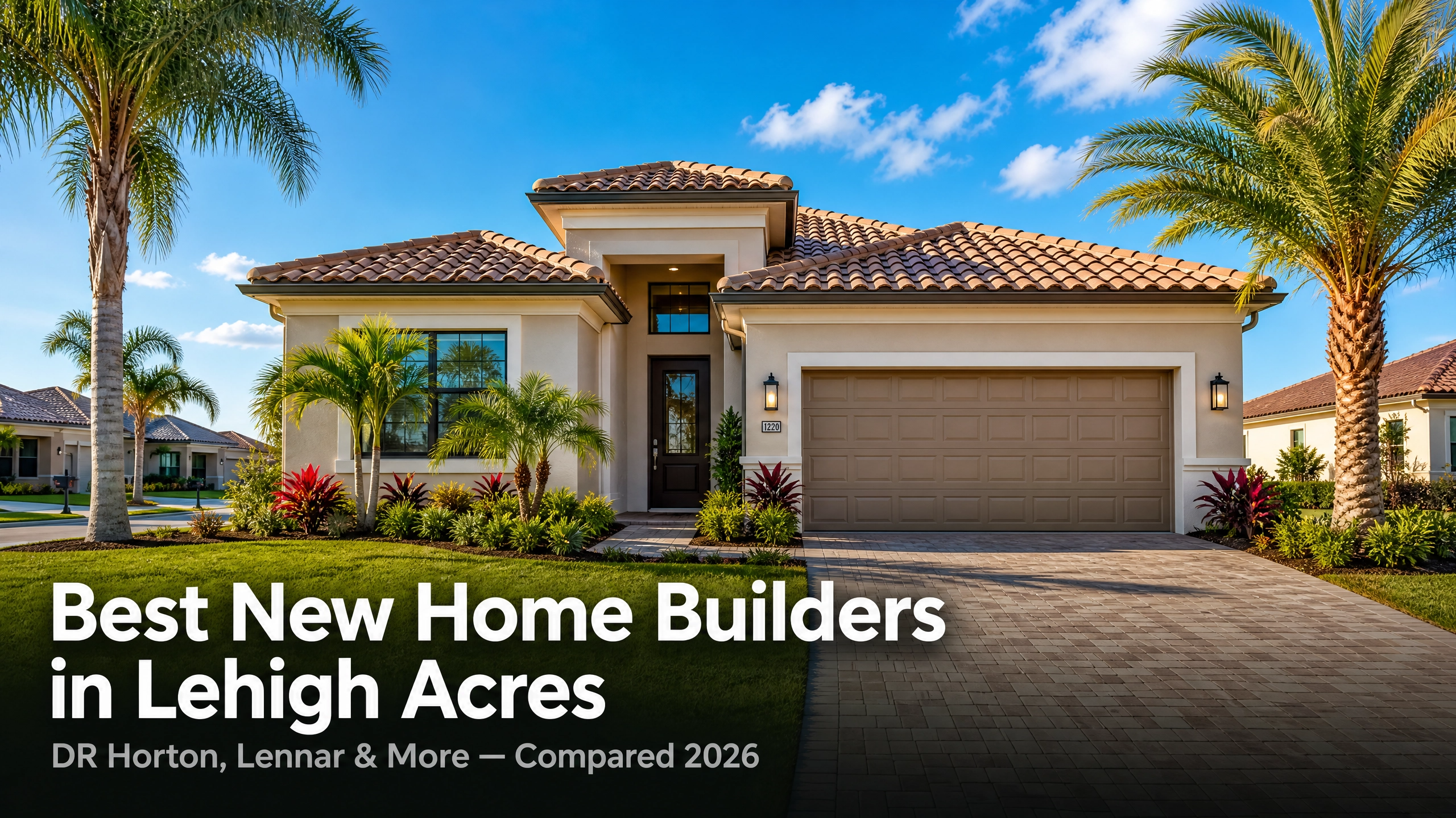 Best New Home Builders in Lehigh Acres: DR Horton, Lennar & Local Builders Compared (2026)